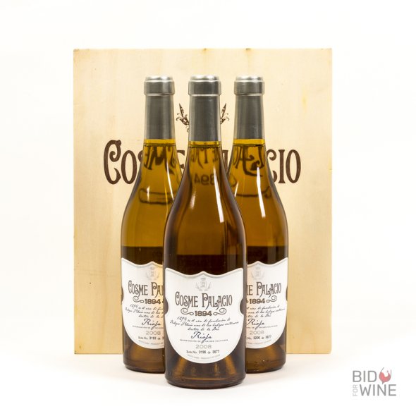 Bodegas Palacio 'Cosme Palacio' 1894 Blanco 2008 [OWC of 3 bottles] [Spain Lot 32]