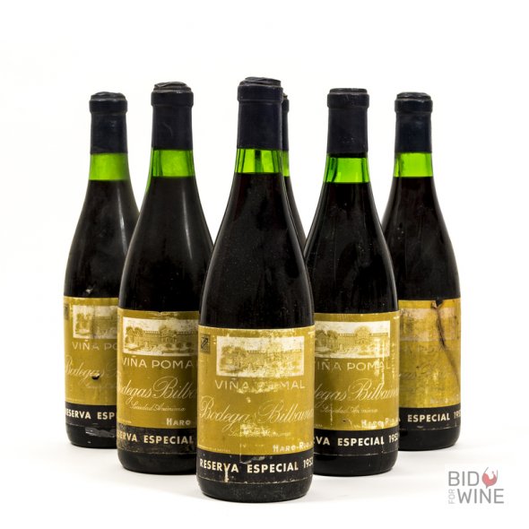 Bodegas Bilbainas Vina Pomal Reserva Especial 1953 [6 bottles] [Spain Lot 42]