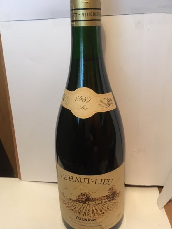 Le Haut-Lieu  1987 Sec Vouvray France