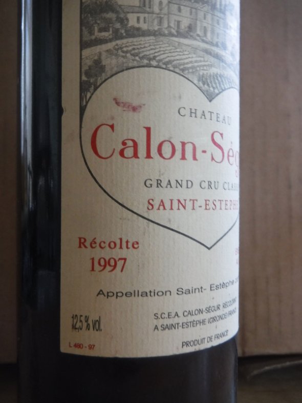 1997 Ch. Calon Segur, St. Estephe, Bordeaux France
