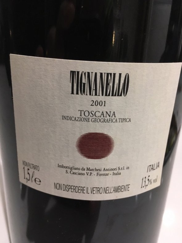 Tignanello 2001 Antinori