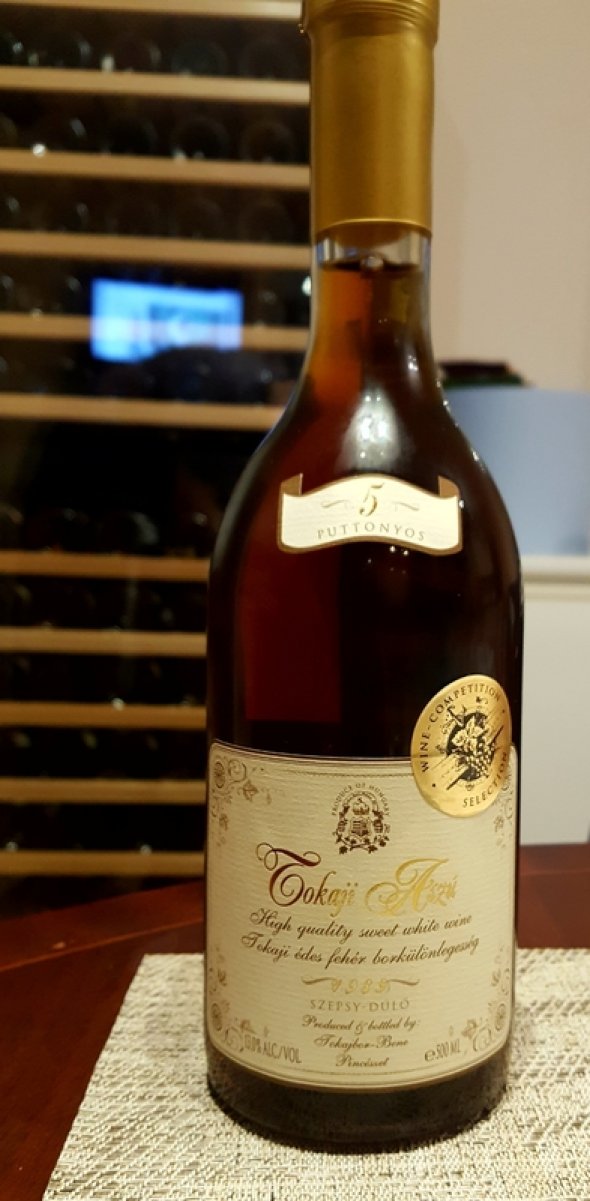 Tokajbor-Bene 5 Puttonyos Tokaji Asz&uacute; 1989