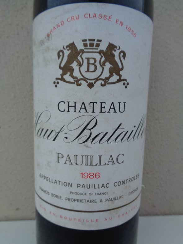 1986 Château HAUT-BATAILLEY / 5th Growth Pauillac