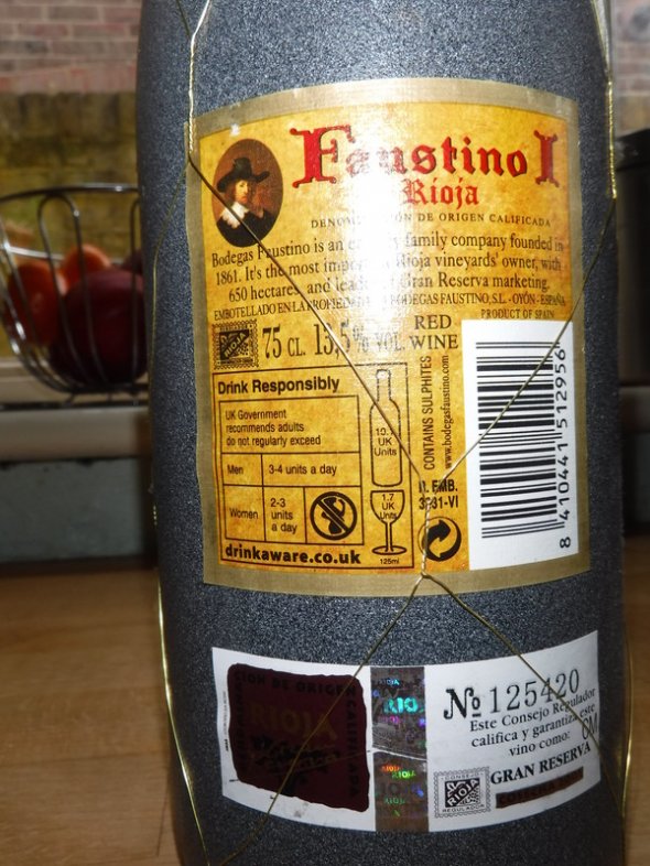 2001 Faustino 1, Gran Reserva, Rioja, Spain