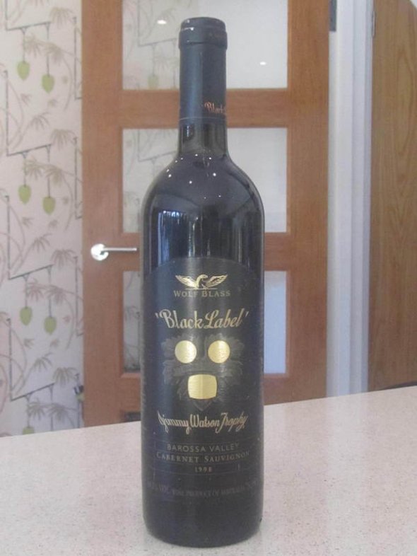 Wolf Blass Black Label 1998 ( WS &pound;108 ).
