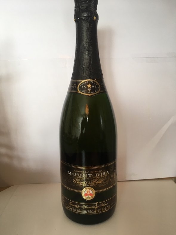 Mount Disa Cuvee Brut South African Sparkling  White Wine 1993