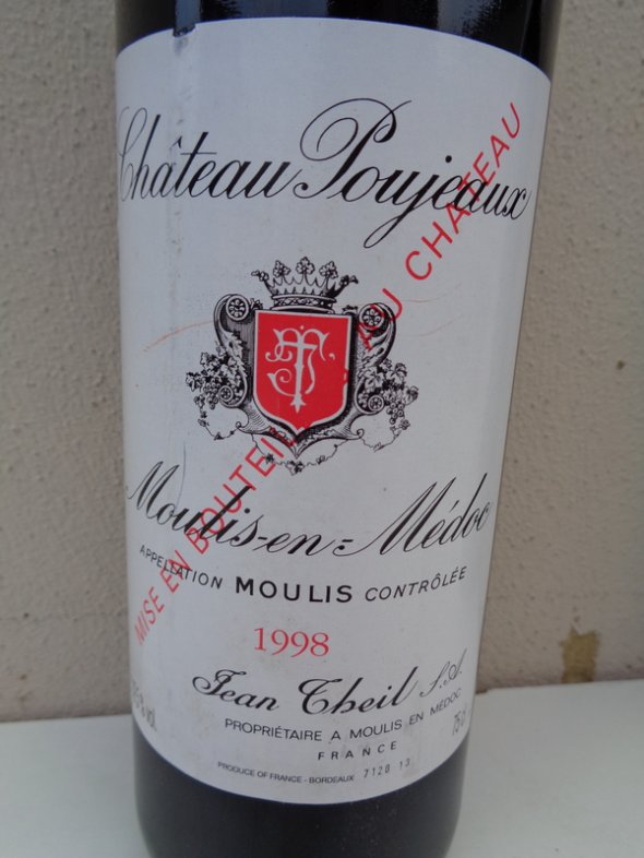1998 Château POUJEAUX / Moulis Médoc