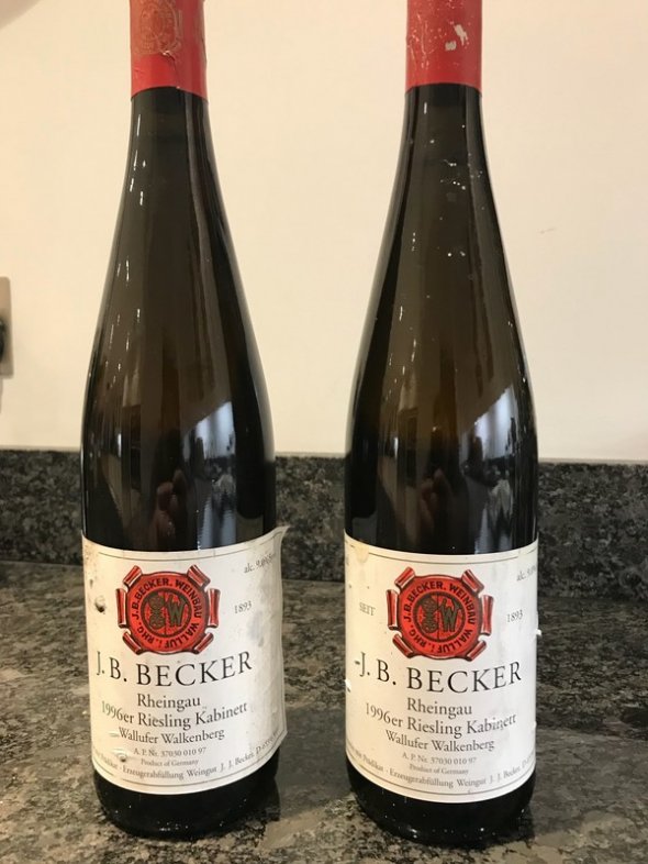 J B Becker Rheingau Riesling Kabinett Wallufer Walkenberg 1996