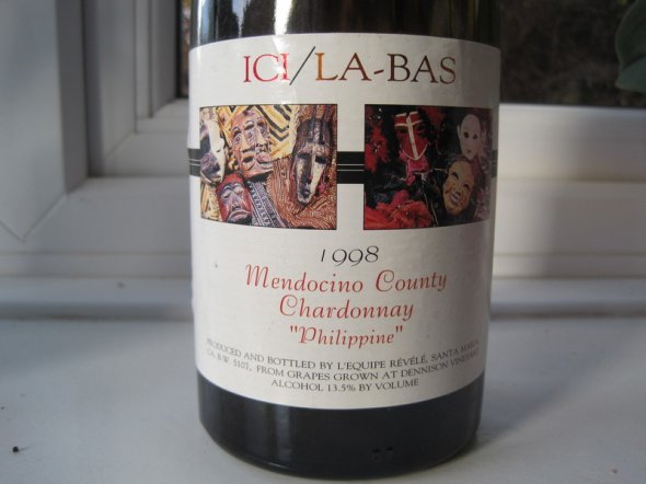 Philippine Chardonnay 1998 Ici/La Bas, Mendocino
