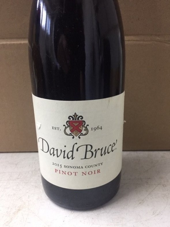 2015 David Bruce Pinot Noir, Sonoma County