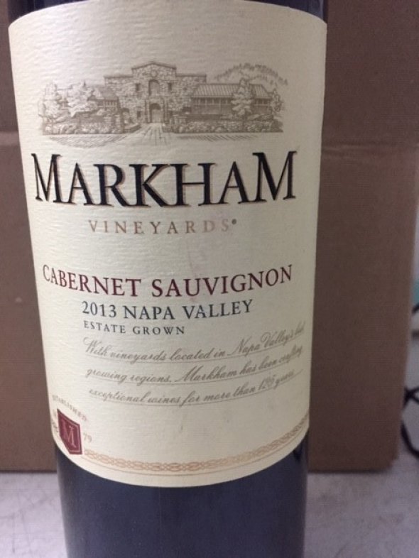 2013 Markham Cabernet Sauvignon Nappa Valley