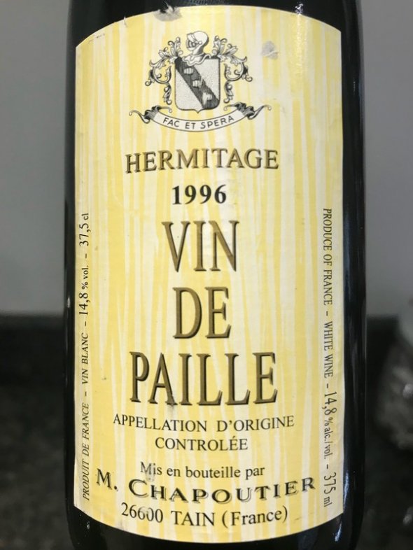 Hermitage 1996 Vin de Paille M Chapoutier