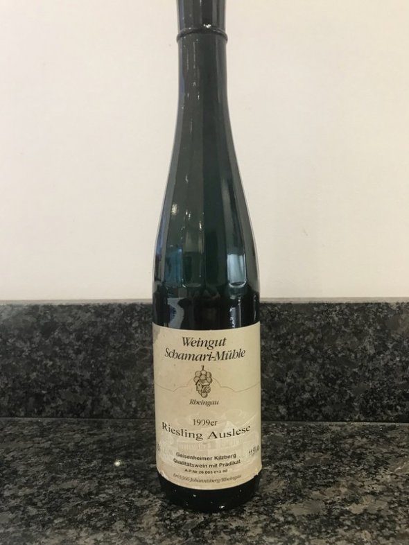 Geisenheimer Kilzberg Riesling Auslese Rheingau Weingut Schamari-M&uuml;hle