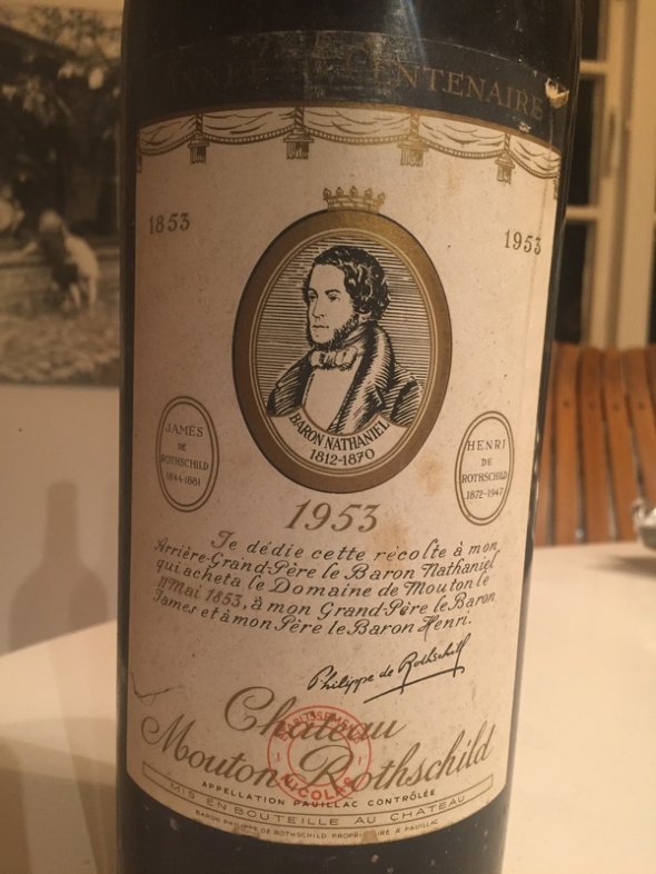 Chateau Mouton Rothschild 1953 Magnum