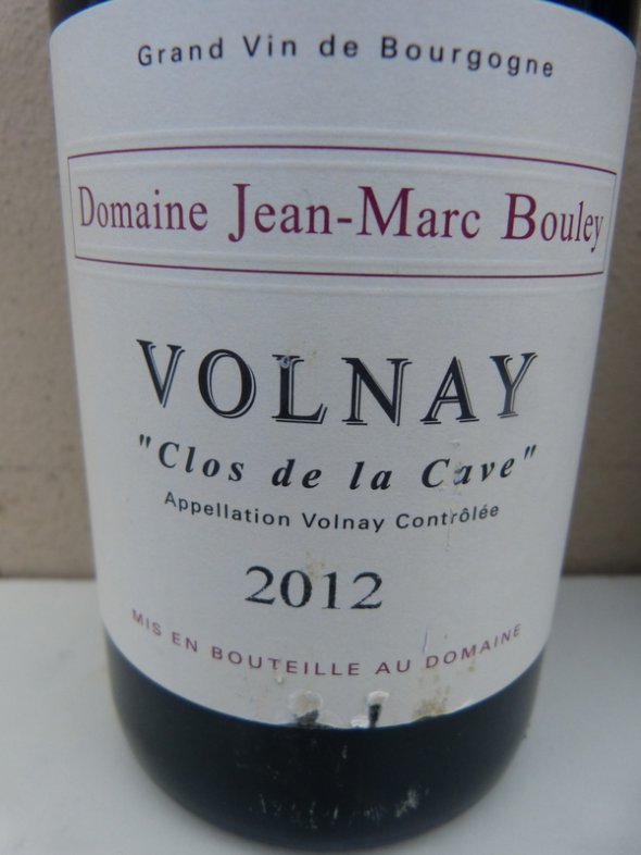 2012 VOLNAY "Clos de la Cavee" Domaine Jean-Marc Bouley