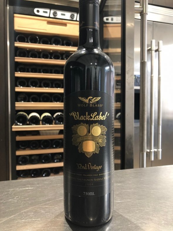 WOLF BLASS BLACK LABEL 2004 W/S &pound;83