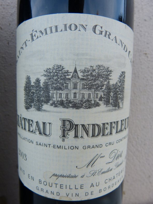2003 Château PINDESFLEURS / St Emilion Grand Cru