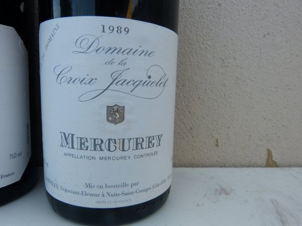 1989 MERCUREY / Domaine de la Croix Jacquelet / J.Faiveley