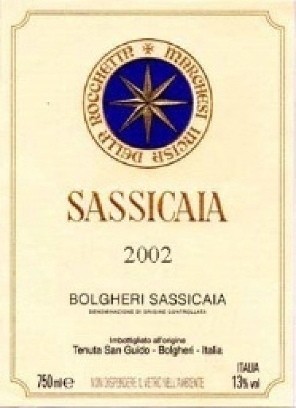 [March Lot 101] Sassicaia 2002 [OWC of 6 bottles]