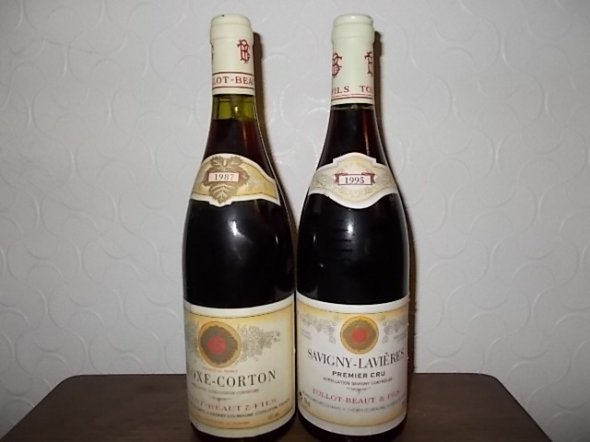 Tollot-Beaut & Fils...1987 Aloxe-Corton...1995 Savigny-Lavieres. No Reserve
