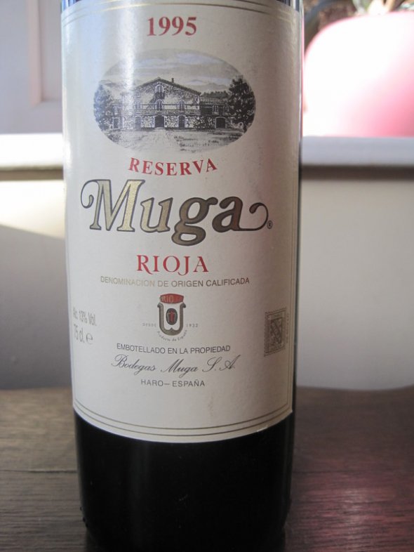 Reserva 1995 Bodegas Muga, Rioja (CT 89)