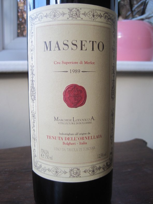 Masseto 1989 Tenuta dell'Ornellaia (RP 95)