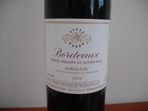 Bordeaux Baron Philippe De Rothschild 1999