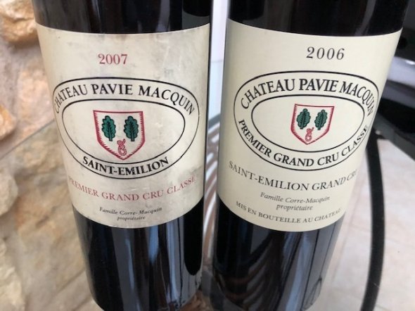 Chateau Pavie Macquin St Emilion Premier Grand Cru Classe 2006 & 2007