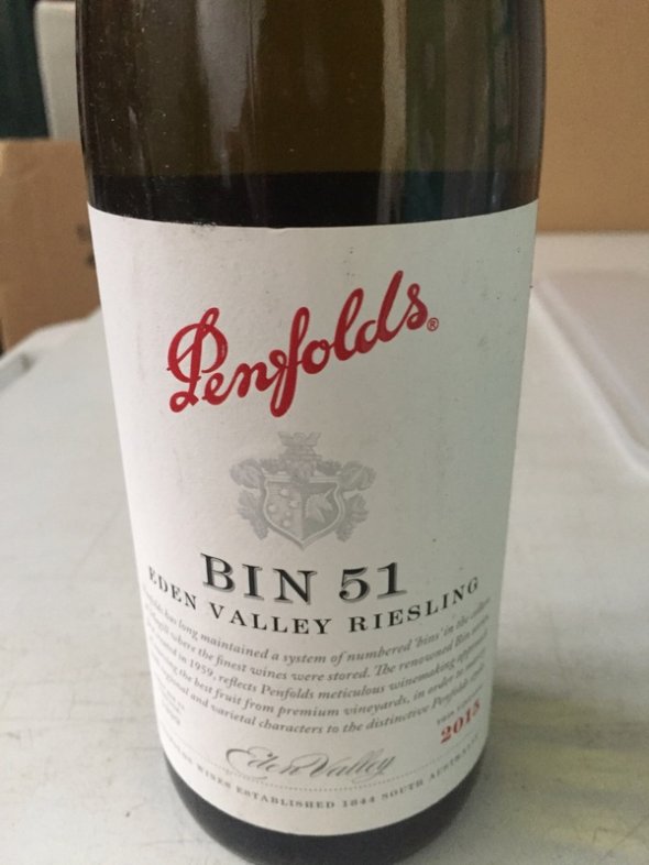 2015 Penfolds Bin 51 Eden Valley Riesling