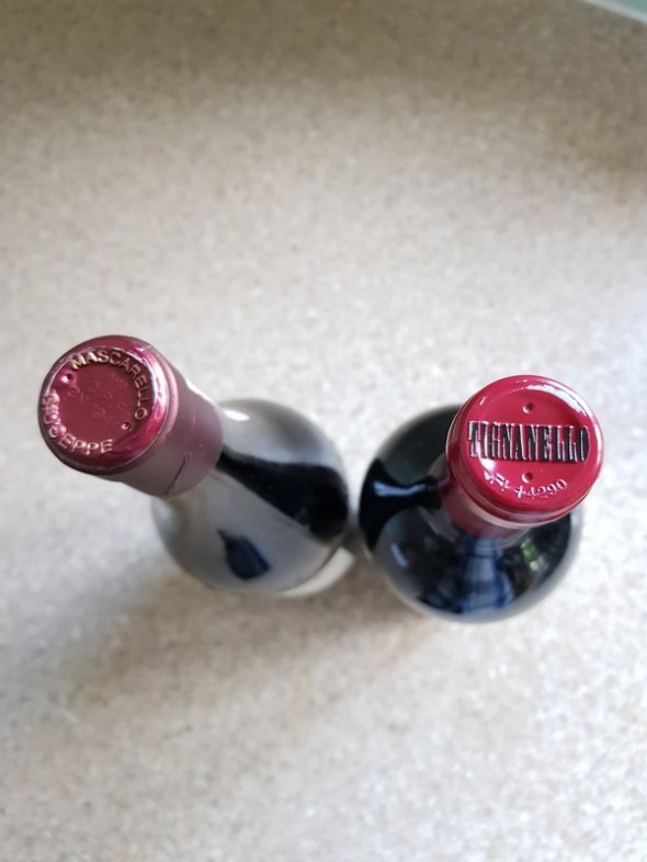 Tignanello 2008 and Mascarello Barolo Santo Stefano di Perno 2004