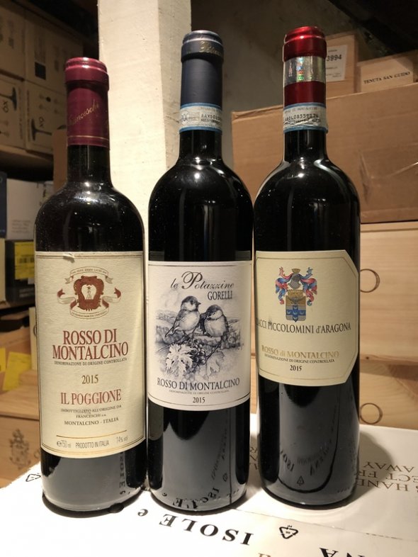 Great Rosso Di Montalcino 2015 tasting collection 