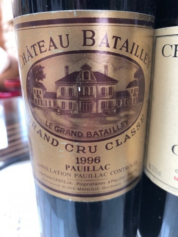 Bordeaux 1996 Selection Batailley & Canon 2 Btls