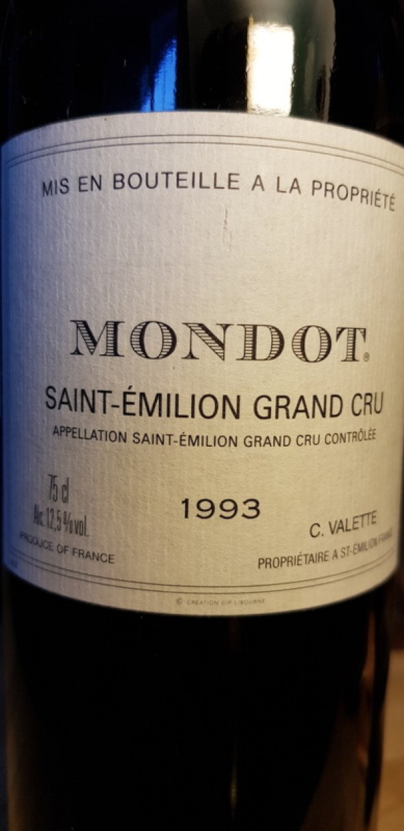 1993 Chateau Mondot - St Emilion