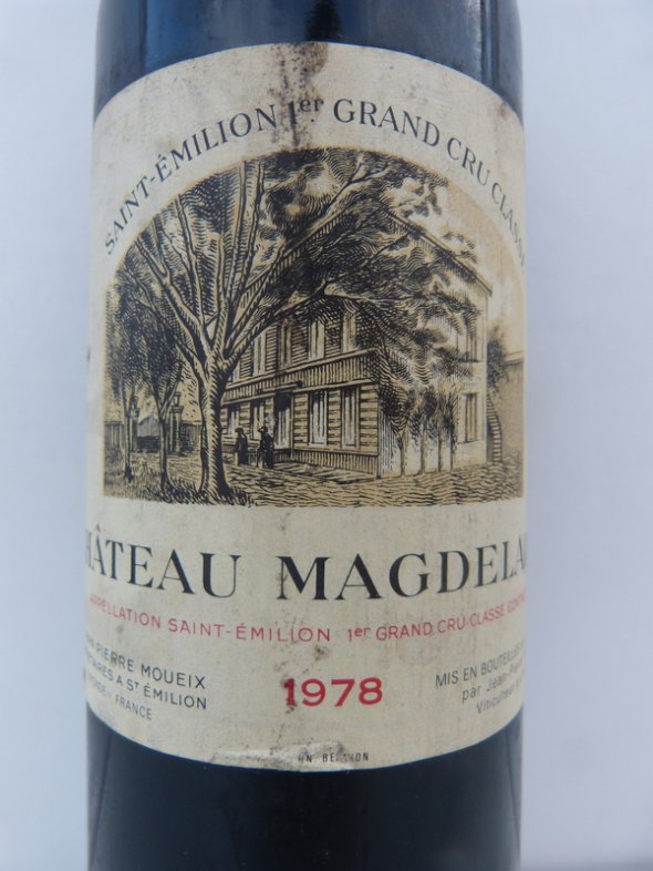 1978 Château MAGDELAINE /  St Emilion 1er Grand Cru Classé (B)