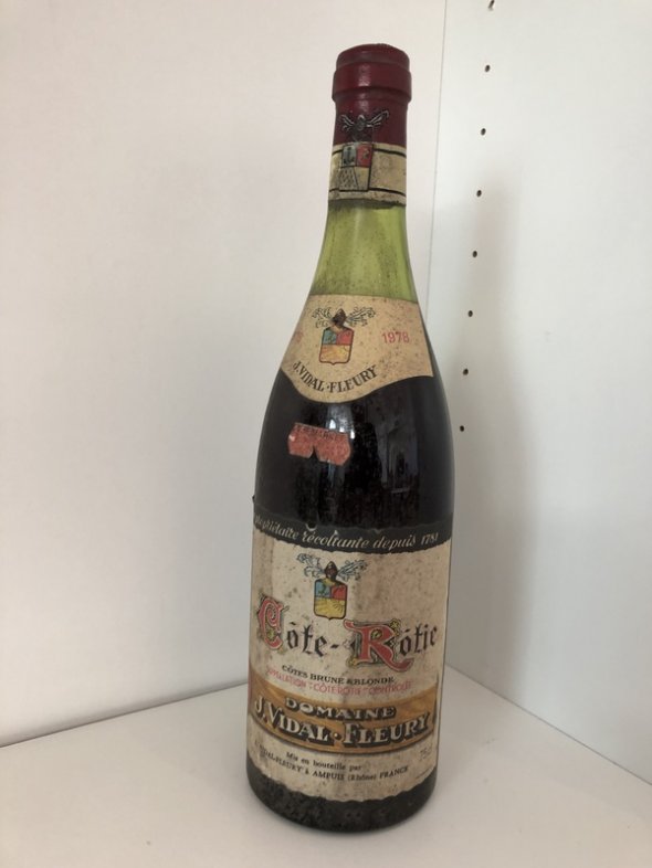 [April Lot 11] Vidal-Fleury Cote Rotie Brune et Blonde 1978 [1 bottle]