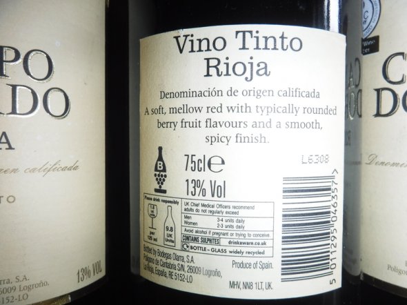 Grupo Olarra Campo Dorado Vino Tinto, Rioja DOCa, Spain 