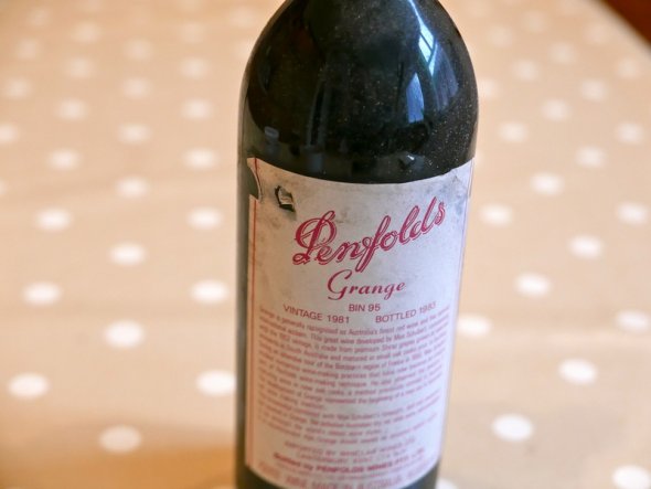Penfold Grange Hermitage, Bin 95, 1981, bottled 1983, Parker 94-97 points