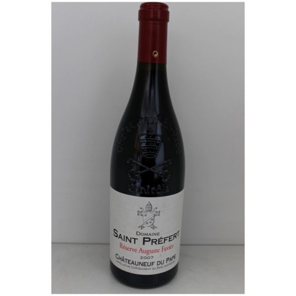 96 points: 1 Magnum of Domaine Saint Prefert, Chateauneuf-du-Pape Reserve Auguste Favier, Rhone, 2007