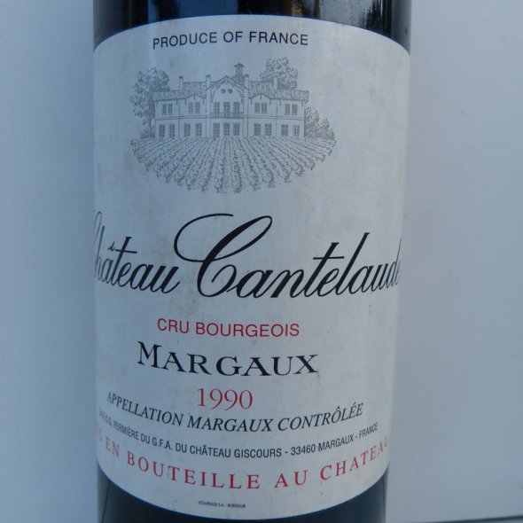 1990 Château CANTELAUDE / Margaux from Ch Giscours