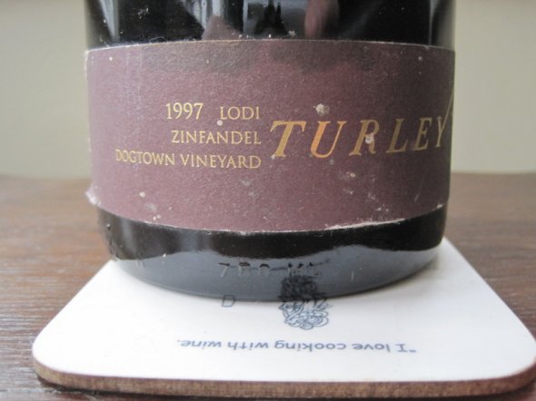 Dogtown Vineyard Lodi Zinfandel 1997, Turley (ST 90)