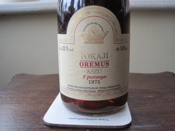 Tokaji Aszu 5 Puttonyos 1975, Oremus (Vega Sicilia) (CT 94)