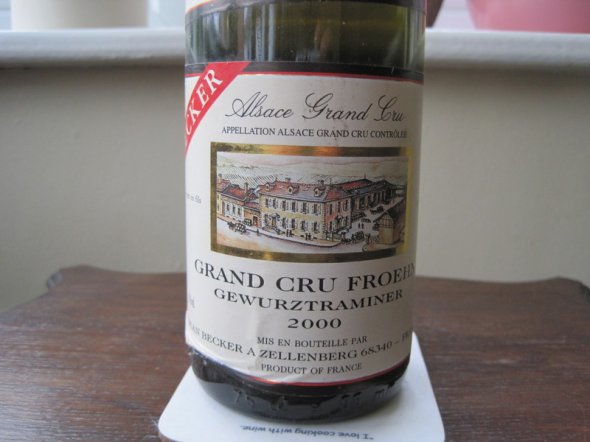 Gewurztraminer Grand Cru Froehn 2000, Jean Becker, Alsace