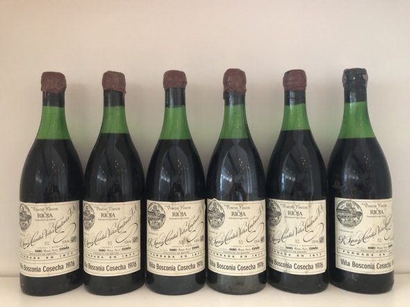 [June Lot 14] Lopez de Heredia Vina Bosconia Gran Reserva 1976 [6 bottles]