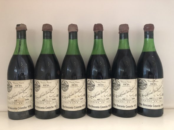 [June Lot 16] Lopez de Heredia Vina Bosconia Gran Reserva 1976 [6 bottles]