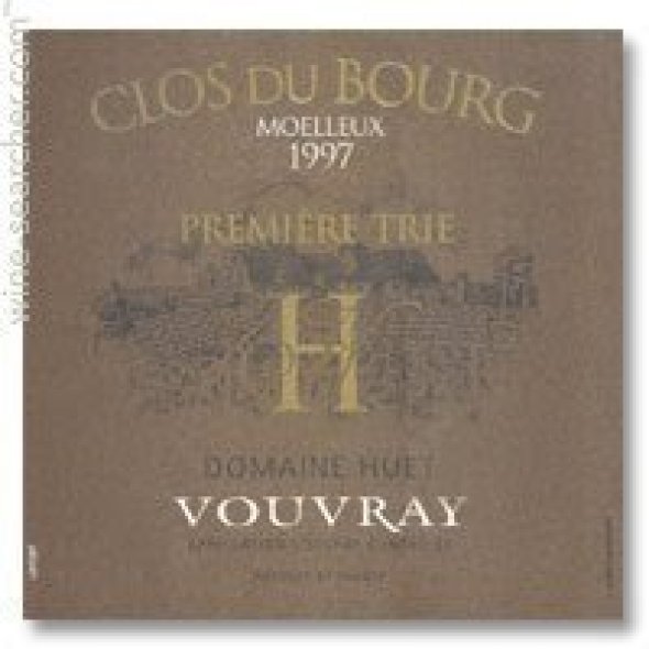 97 points - Domaine Huet, Vouvray "Moelleux" Clos du Bourg 1er Trie, 1997
