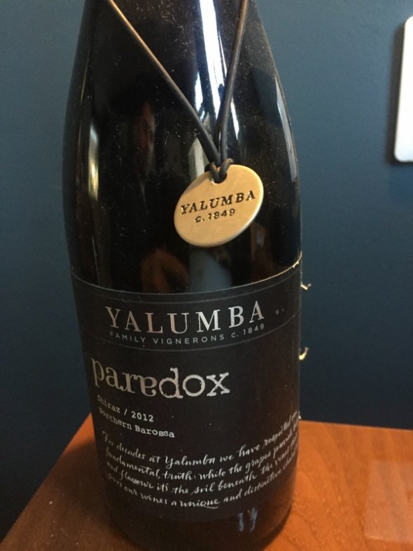 2012 Paradox Yalumba Shiraz
