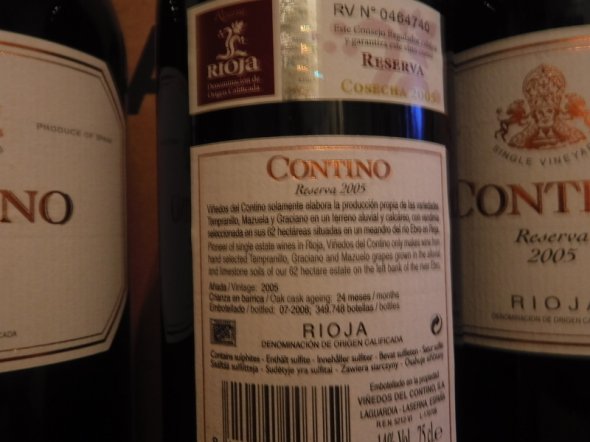 2005 Contino, Reserva, Rioja, Spain