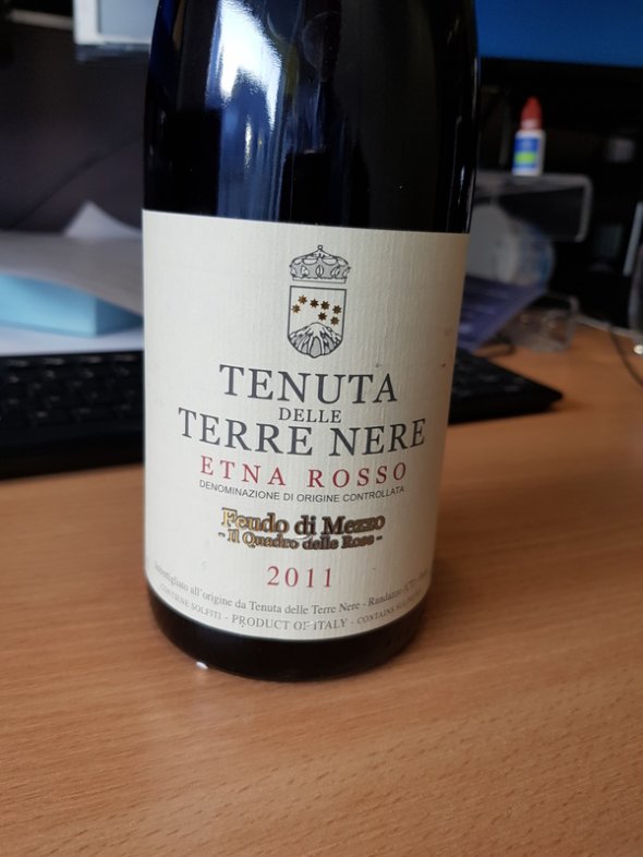 Tenuta Delle Terre Nere etna Rosso Fuedo di Mezzo  2011 (94 JD) 92 (WS)