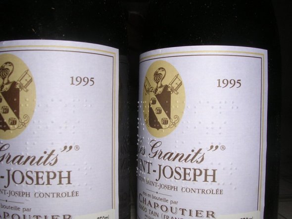 1995 St. Joseph, "Les Granits", M. Chapoutier