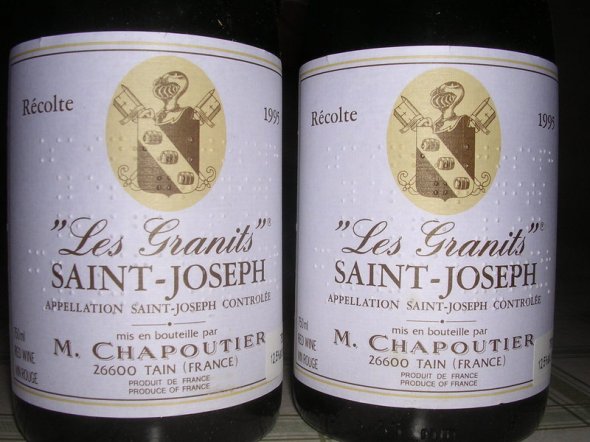 1995 St. Joseph, "Les Granits", M. Chapoutier